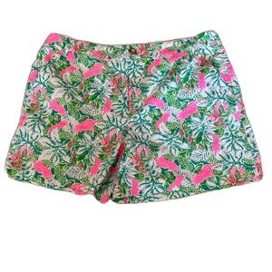 Lilly Pulitzer Gretchen High Rise Shorts Size 14